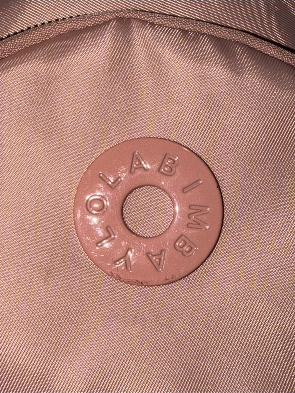 T0308114 Bimba Y Lola Barbi Pink Nylon Bag Backpack EUC see pics for Size - Picture 2 of 11